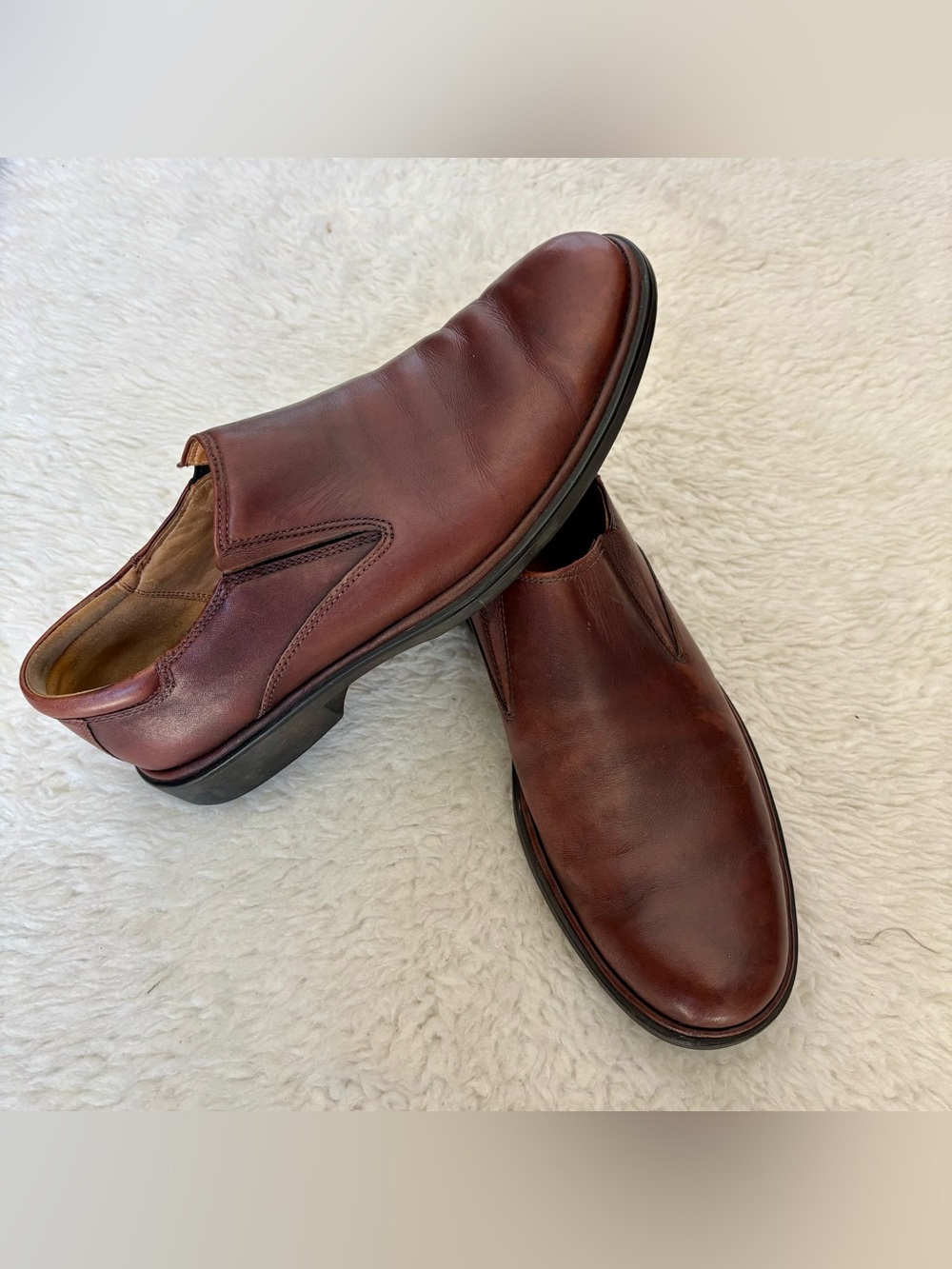 Bostonian Signia Men's Brown Leather Slip-On Dress/Casual Shoes size 10.5 M - Picture 5 of 13